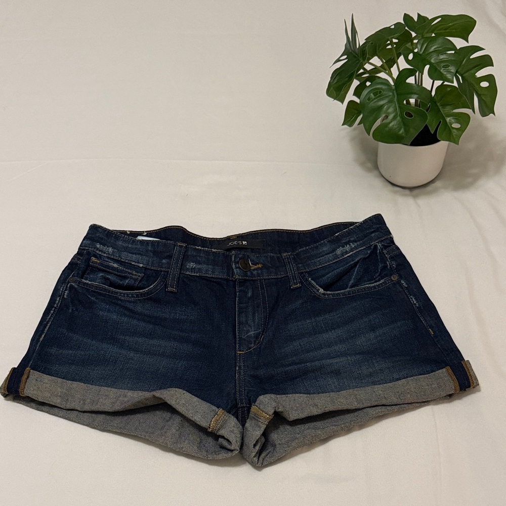 Joe's Jeans Dark Blue Jean Shorts